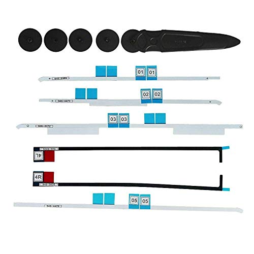 Image of Replacement for iMac A1418 21.5 inch 2K LCD Screen Glass Display LM215WF3 SD D1 D2 D3 D4 D5 2012 2013 2014 with Adhesive Strips Tape Opening Tools Kit Opening Wheel (661-7109, 661-7513, 661-00156)
