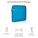 Amazon Basics 13.3-Inch Laptop Sleeve, Protective Case with Zipper - Blue