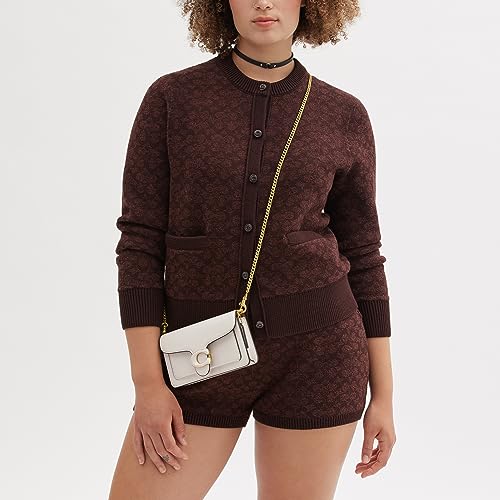 Coach Polished Pebble Tabby Wristlet Chalk One Size, Chalk, One Size, chalk