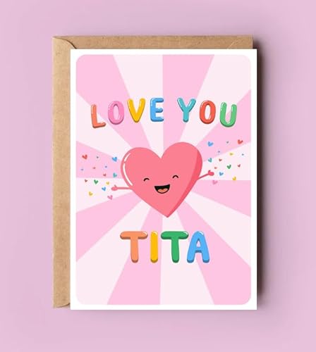 PTDShops Love You Tita J[h - eB^̂߂̂킢o[Xf[J[h - ̓Mtg - LOpO[eBOJ[h - 肪Ƃ - I Love You Tita J[h - eB^J[h