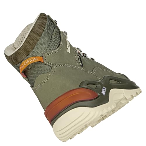 LOWA Stiefel mittel RENEGADE GTX MID Ws [2024] graugrün/pann, 39.5