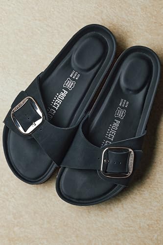 Image of Project Cloud 100% Genuine Leather Sandals Women Dressy Beach Essentials Slides for Women Footwear - Lightweight with Memory Foam Insole Sandals for Women 2026 - Womens Slides