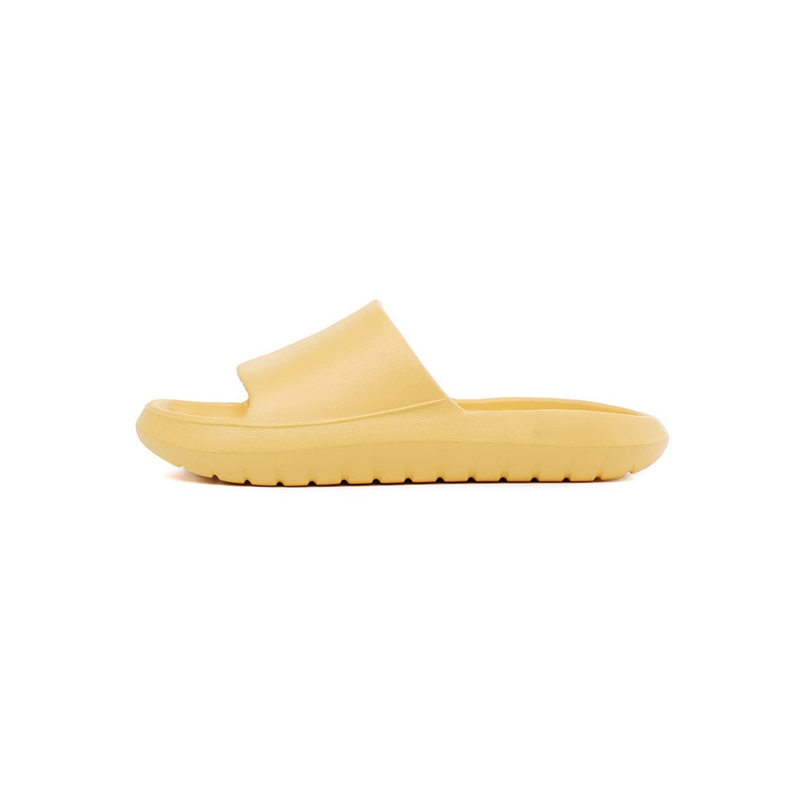 YHQZNLXQ Zapatillas para Mujer Zapatillas Hombres Y Mujeres Sandalias De Playa De Verano Hogar Fondo Grueso Antideslizante Baño Pareja Sandalias Zapatos PlanosBlanco, 38-39