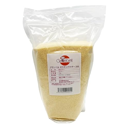 グランベル ゼラチンパウダー 1kg 硬度 豚皮100％ 粉末のサムネイル
