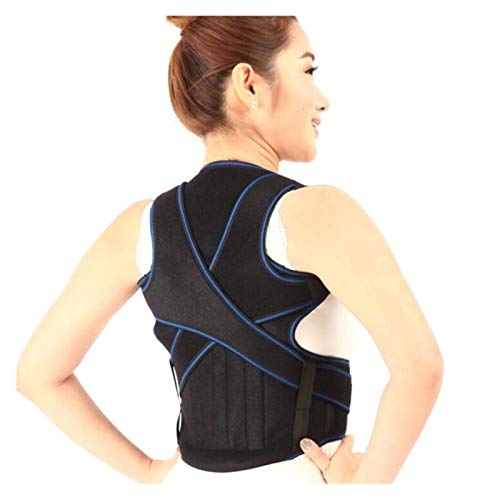 Correcteur de posture dos réglable gilet orthopédique de support noir X-Plus - 2