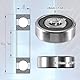 TUZUK 4 Stück 6300-2RS Kugellager Abgedichtet 10x35x11mm Vorgeschmiert/Chromstahl/Gummi Doppeldichtung, 6300RS Rillenkugellager