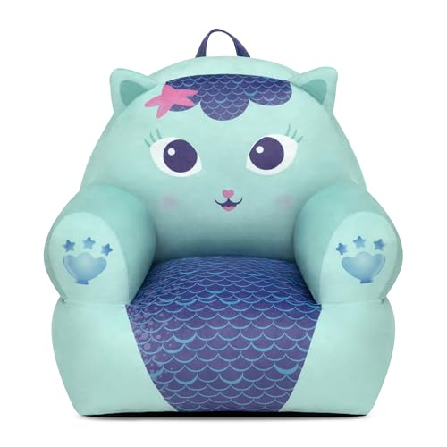 Delta Children - Gabby's Dollhouse Cozee Buddy Kids Chair, Blue - image 9