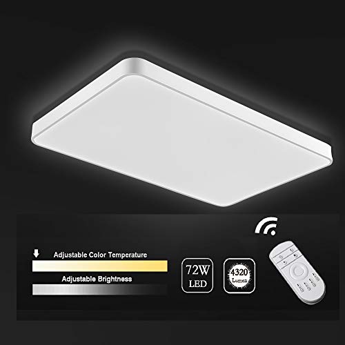 Buy Viugreum LED Flush Mount Ceiling Light, Dimmable 72W 4320 Lumens