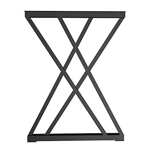 GEREP Tischgestell Kufengestell Tischkufen, für Schrank, Couchtisch, Esstisch, mit Verstellbare Bodenschutzmatten/A / W55×H73cm