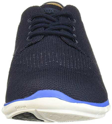 Hush Puppies Women's Tricia Wingtip Oxford, Navy Knit, 05.5 M Us #TOP1