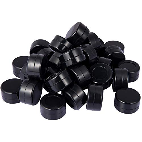 5Ml Non-Stick Silicone Containers 50Pcs Multi Use Storage Jars Oil (Black) #TOP3