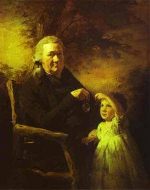 Peinture à l'huile portrait John Tait de Sir Henry Raeburn 1793
