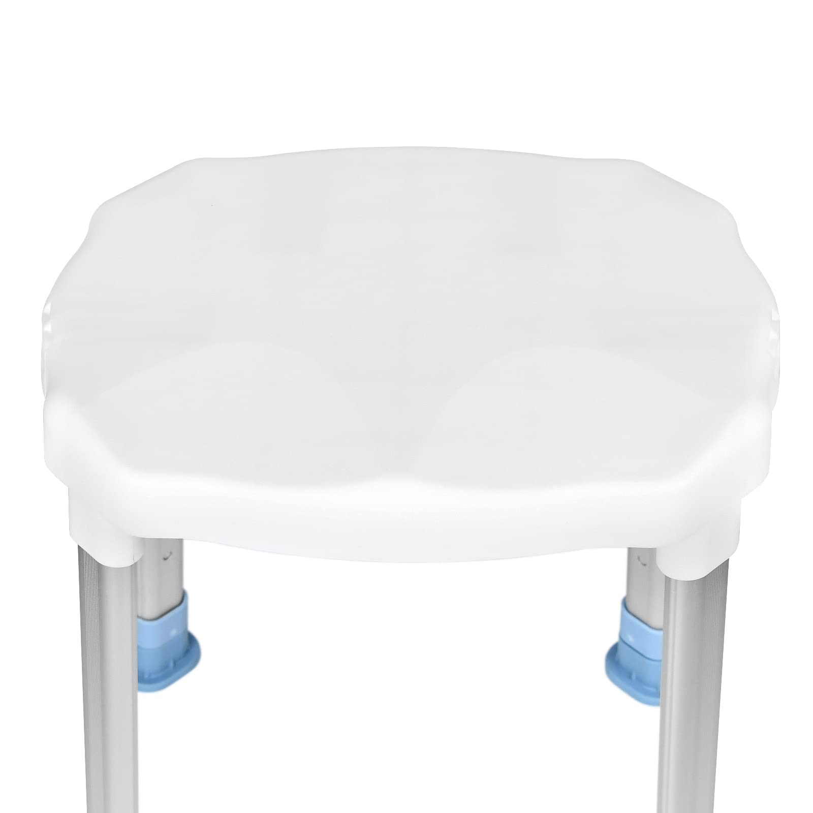 Tabouret de douche, chaise de douche pour personnes âgées, hauteur réglable 74-90 cm, rehausseur de siège de toilette, pieds antidérapants, siège de baignoire, type 11