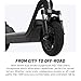 NIU 100P Electric Scooter for Adults with Suspension- 600W Max Power, 18 Miles Range, Max Speed 17.4MPH, Dual Brakes, Easy Folding Commuting E-Scooter, Bluetooth Connectivity, UL Certified