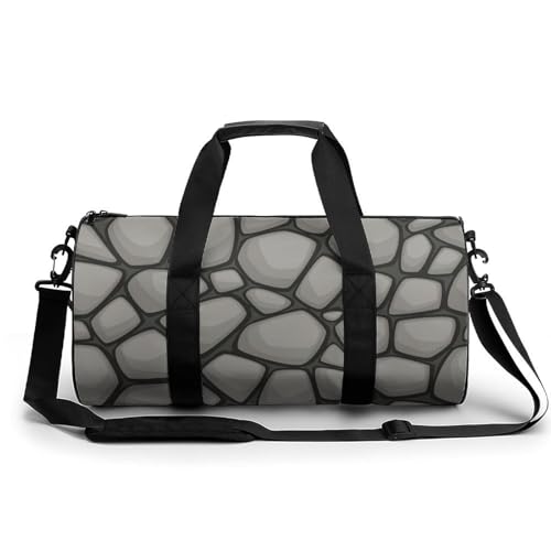 Sac de sport gym Pierre Grise duffel bag voyage camping randonnée 45cm