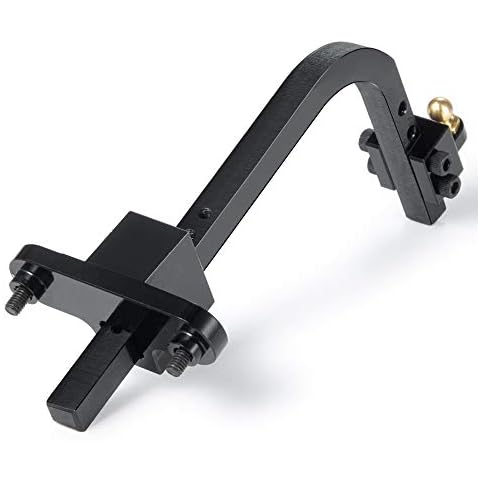 AXspeed Metal Aluminum Adjustable Tow Trailer Hitch for 1/10 RC Crawler Axial SCX10 Upgrades Parts Cover