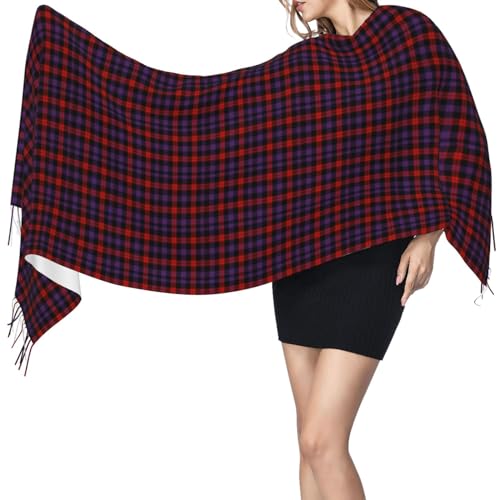 Clan Broun Clan Brown Tartan Cashmere Fringe Scarf Autumn And Winter Scarves The Most Soft Classic3
