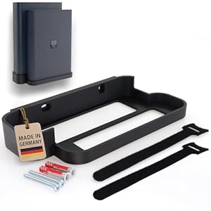 Wandhalterung für Telekom Speedport 7 Router WLAN Halterung Halter Wandhalter mit Kabelmanagment inkl. Befestigungsmaterial - Made in Germany