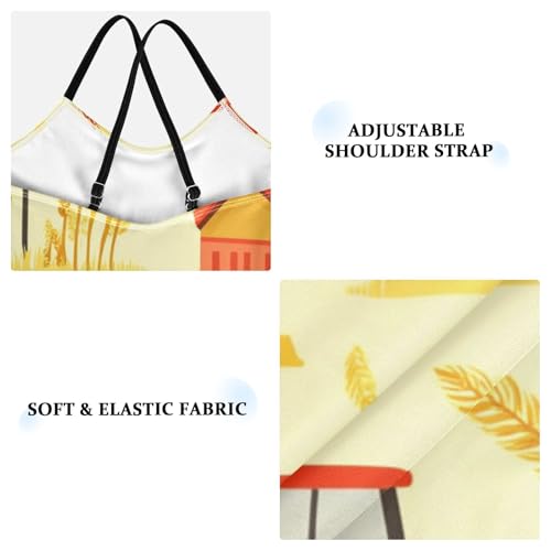 Girls Swimsuits 1 Piecing Beach Girls' Swimwear Combine Harvester Tractor and Granary 2_13