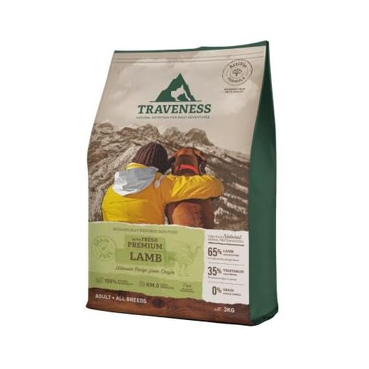 Traveness Pienso Natural Grain Free Receta Hipoalergénica de Cordero (12 KG)