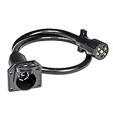 ONLINE LED STORE 3ft 7-Way Trailer Plug Wiring Harness [7-Pin Trailer Cord Extension Wire Cable]...