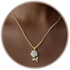 Flower necklace Gold