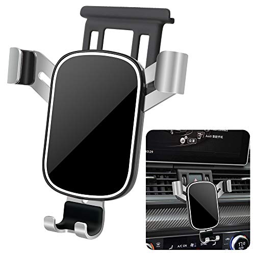 LUNQIN Car Phone Holder for Audi Q5 2018-2024 and Audi SQ5 2018-2024 Auto Interior Accessories Best Phones Mount Cell Cellphone Mobile Cradle Charging Navigation Bracket Screen Air Vent Accessory