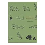 2026年 手帳 9月始まり A5 月間ブロック見開き アニマルパレード【世界珍アニマル】 DN-2