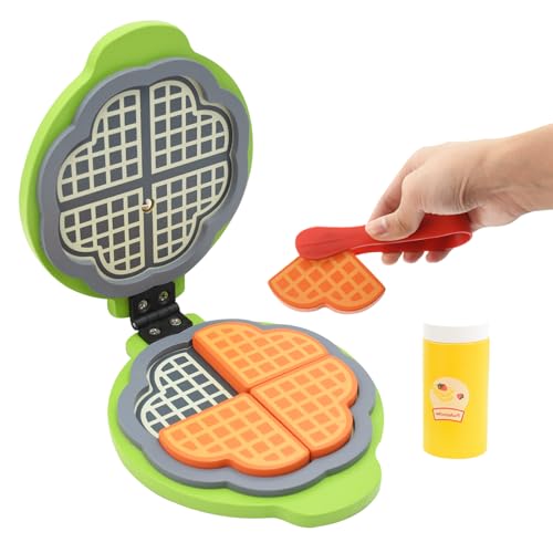 Hyacinthy Juguetes de Cocina de Madera, para Hacer Panqueques de Madera, Comiditas de Juguete Alimentos, Juguetes de Cocina para Panqueques, Juego de Simulación de Alimentos, Cocina de Madera Infantil