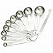 Smithcraft Measuring Cups and Spoons Set, 18/8 Stainless Steel Measuring Cups and Spoons for Kitchen & Baking, Heavy Duty Metric & US 8 Measuring cups, 9 Measuring Spoons Set