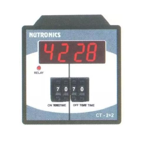 Nutronics Cyclic on/Off Timer Model CT 2+2, Range: Upto 99hrs/min/sec ...
