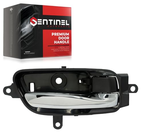 S Sentinel Parts Inside Interior Door Handle Right Passenger Side Compatible with 2013-2017 Nissan Altima Pathfinder, 12-17 Nissan Titan, 16-17 Titan XD, 15-17 Nissan Murano Replaces # 80670-3TA0D