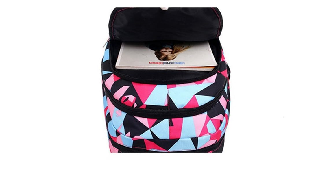 Junior High School Rucksäcke for Mädchen Grundschulkinder Schultasche Mochila Hochwertige Schultaschen mit großer Kapazität for Kinder Jungen (Color : Black)