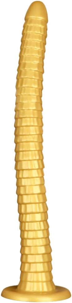 31.5 Inch Extra Long Realistic Dildo Super Huge Dildos Gold Thick Dildo Massive Dildo Big Large Dildo Penis Anal Dildo with Strong Suction Cup for Women Sex Toys