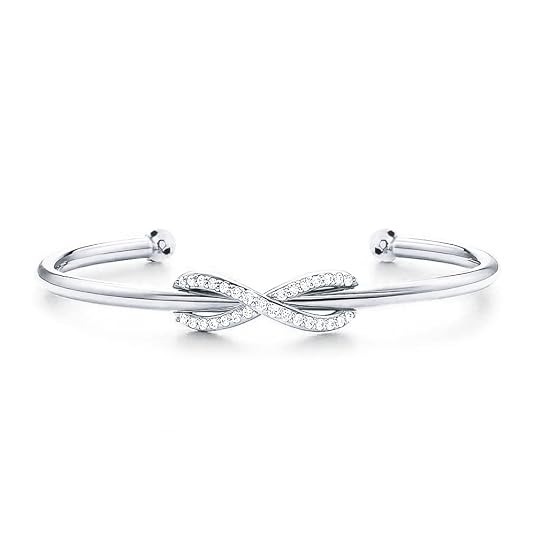 MINUTIAE Infinity Shape Bracelet Adjustable for Women & Girls Jewelry for Gift