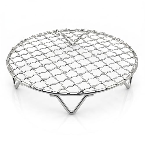 Air Fryer Rack 6-Inch,Baking Rack Cooling Racks For Cooking And Baking,Steamer Rack,Small Cooling Rack,Steaming Rack,Suitable For 6-Quart Multi-Cooker,Instant Pot Compatible,Cooking Rack Steam Rack