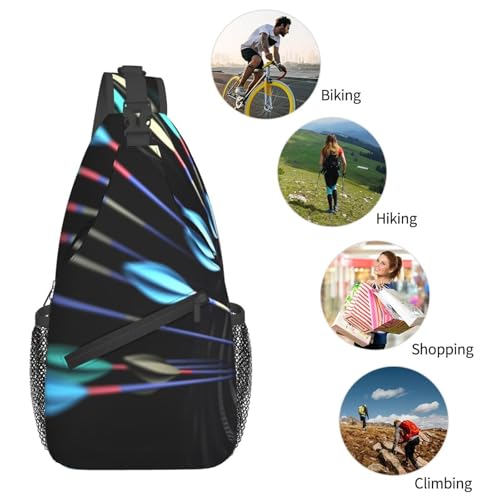 Bolso cruzado tipo bandolera para senderismo y viaje miniatura 5