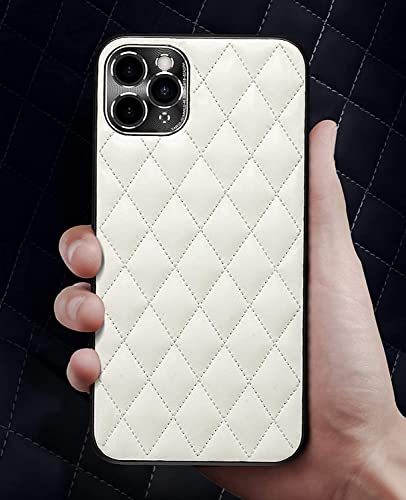 Coque en cuir véritable iPhone 12 / 12 Pro protection d'objectif chic - 6