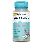 SOLARAY SharpMind Mood Support Supplement, Nootropic for Relaxation and Emotional Well-Being, Zembrin, Holy Basil, Lithium 5mg, Organic Reishi Mushroom, 60 Day Guarantee, 30 Servings, 30 VegCaps