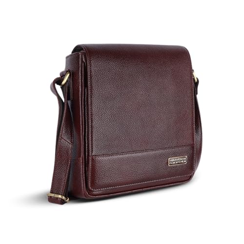Image of HAMMONDS FLYCATCHER Unisex-Adult Genuine Leather Messenger Sling Bag|Sb1160