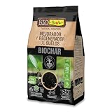 Flower - Biochar Regenerador y Mejorador de Suelos 5 L – 100% Origen Vegetal | Retenedor de Agua, Nutrientes y Microorganismos | Activador de Suelos y Cultivos