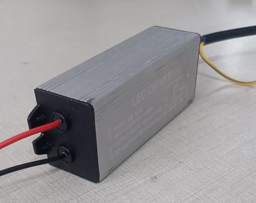 Image of 2 Quantity 100 Watt 3000mA IP66 Led Driver With 2 Years Warranty and 6Kv Surge,OVP,UVP,OTP Protection for Street /Flood Light Repairing (Color : Black, PACK OF 2pc)