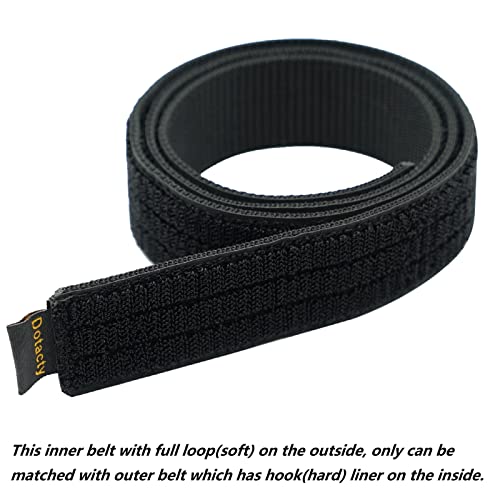 Inner Belt w/Loop Liner for Duty/Battle/Gun Belt 1.5" Mechanics EDC Work Underbelt Buckleless No Scratch Metal Free4