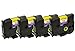 Produktbild 4 Kassetten TZe-241 TZ-241 18mm x 8m Schwarz auf Weiß Schriftband kompatibel für Brother P-Touch Etikettendrucker