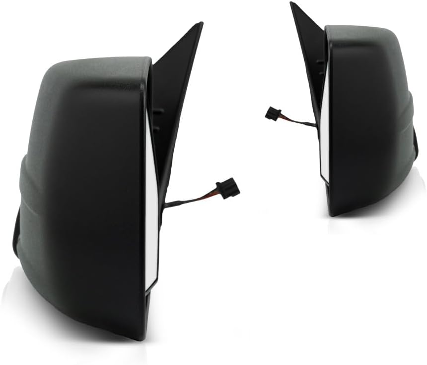 For Jeep Liberty 2008 09 10 11 2012 Door Mirror Driver and Passenger Side | Pair | Power | Heated | Textured | Replacement For 68067153AC, 68067152AC | CH1320371, CH1321371