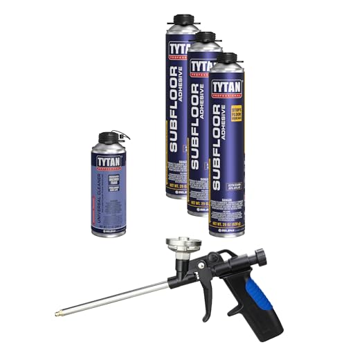 Subfloor Adhesive 29 oz Gun Foam, Joist Glue, Construction Adhesive for Wood, Wet or Frozen...