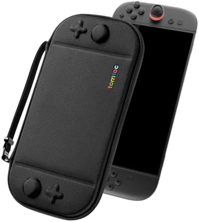 （09:00時点） tomtoc Switch 2 ケース Nintendo スイッチ2 2025年モデル専用 スリム 全面保護 キャリングケース ハードケース 耐衝撃 ポーチ ゲームカード12枚収納 ブラック