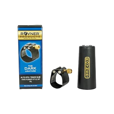 Rovner 1RL Dark Saxophone Ligature and Cap Cover