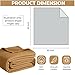 100% Cotton Blankets Queen Size for Bed - Waffle Weave Blankets for Summer, Lightweight and Breathable Soft Woven Blanket for Spring, White, 90x90 Inches (Beige, Queen (90