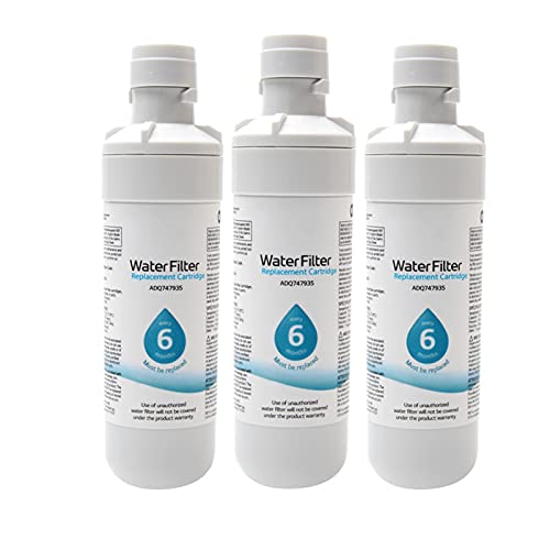 Tongdejing Kühlschrank Wasserfilter Ersatz für Kenmore9980 3 Stück (Set)